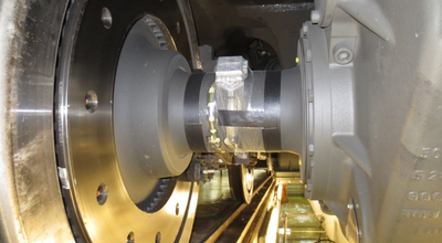 imc FAMOS software displaying railway measurement data analysis
