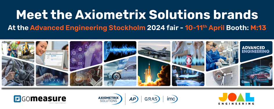 Visit imc Test & Measurement at booth M13 at this years Advanced Engineering Stockholm on April 10 & 11, 2024.