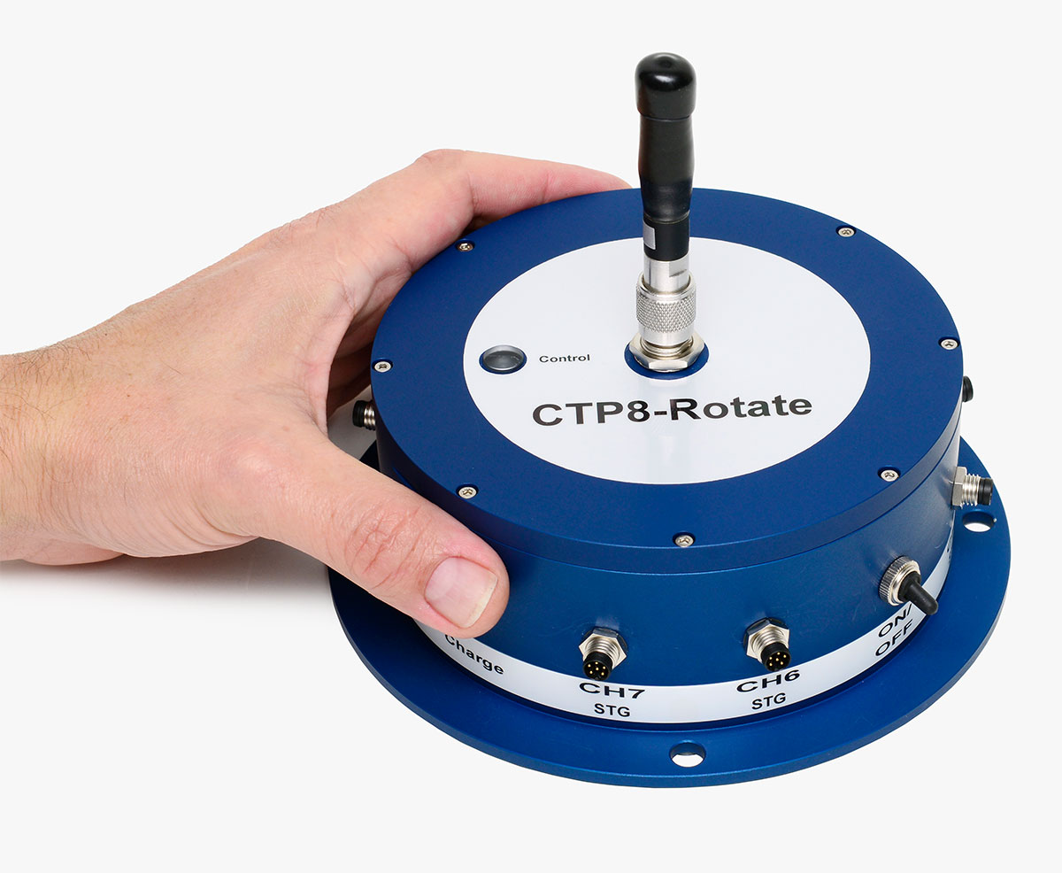 [Translate to English (Int.):] Wireless data acquisition on rotating components