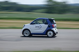 The imc SMART Demo Car equipped with the WFT and other automotive sensors The imc SMART Demo Car equipped with the WFT and other automotive sensors