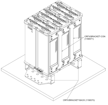 Back panel mounting bracket (CRFX/BRACKET-BACK) 